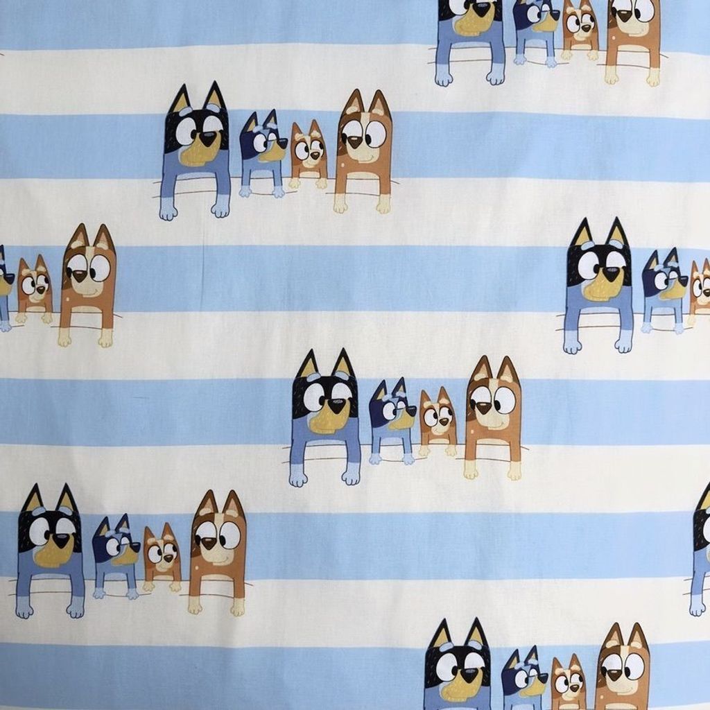 Kinderbettwäsche Bluey Bingo Bandit Chilli Hunde Familie Produktbild 7