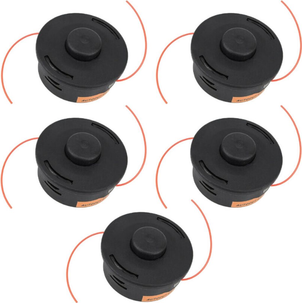 5x Trade-Shop Zweifaden-Mähkopf / Trimmerkopf / Fadenkopf M10 x 1,0mm Linksgewinde für Stihl FSA90, FSA130, FSA135 / Akku-Motorsense