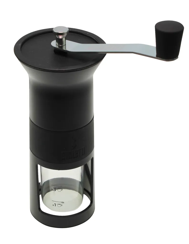 Bialetti DCDESIGN03 Moulin à café noir manuel compact de précision - 3