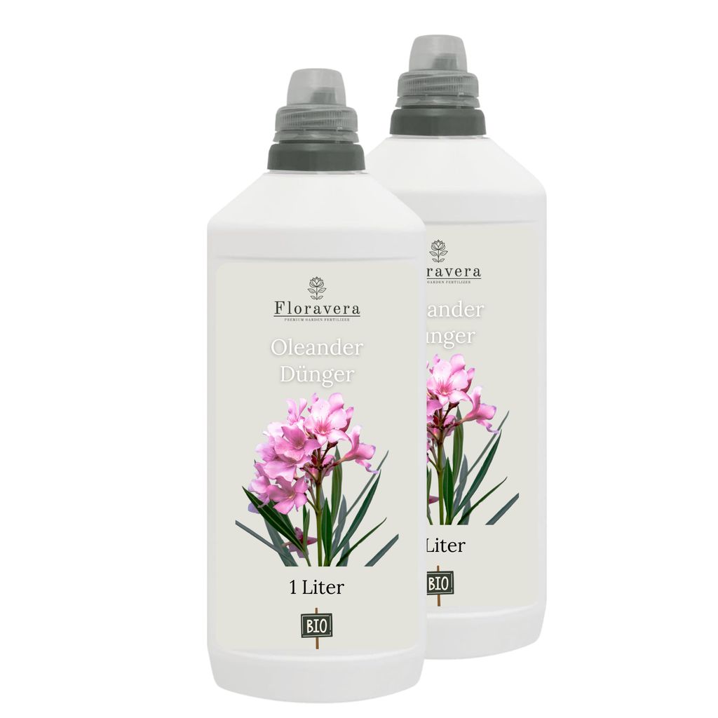 Floravera Premium Oleander Flüssigdünger 2 x 1 Liter Dünger Produktbild 