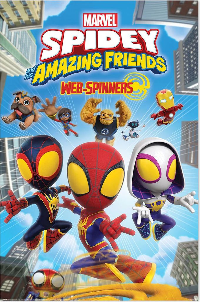 Marvel Spidey And His Amazing Friends Poster Web-Spinners 61 x 91,5 cm