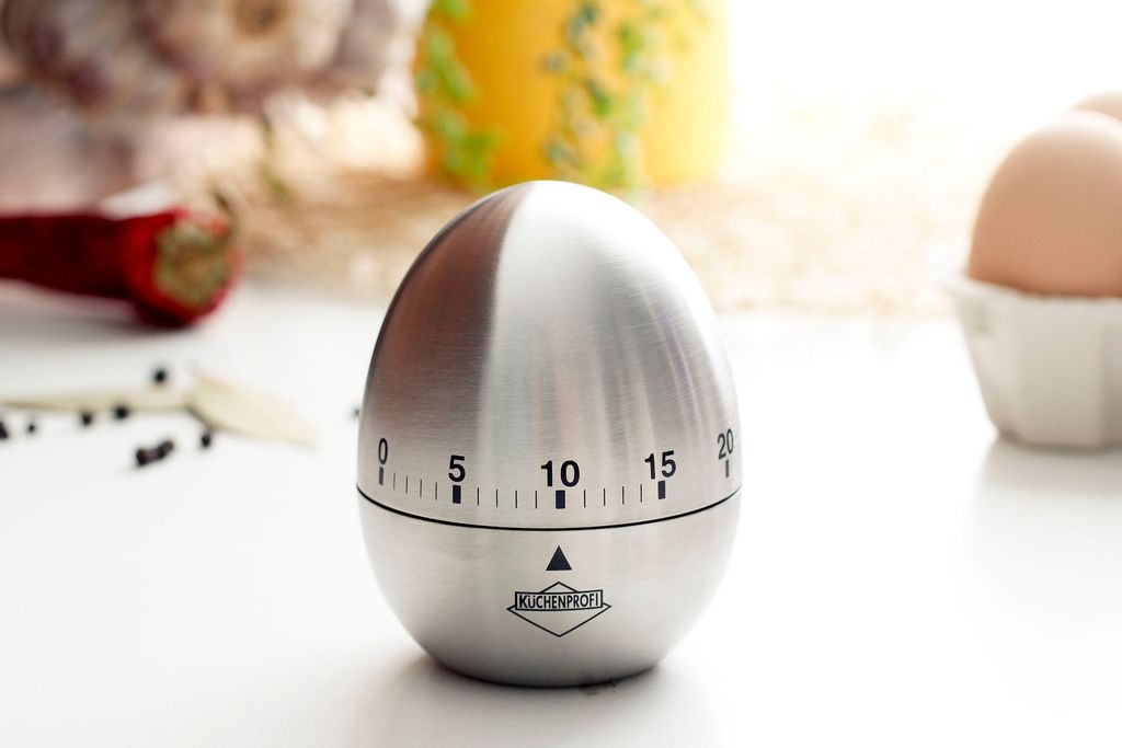 Küchenprofi - Timer "Egg" Edelstahl