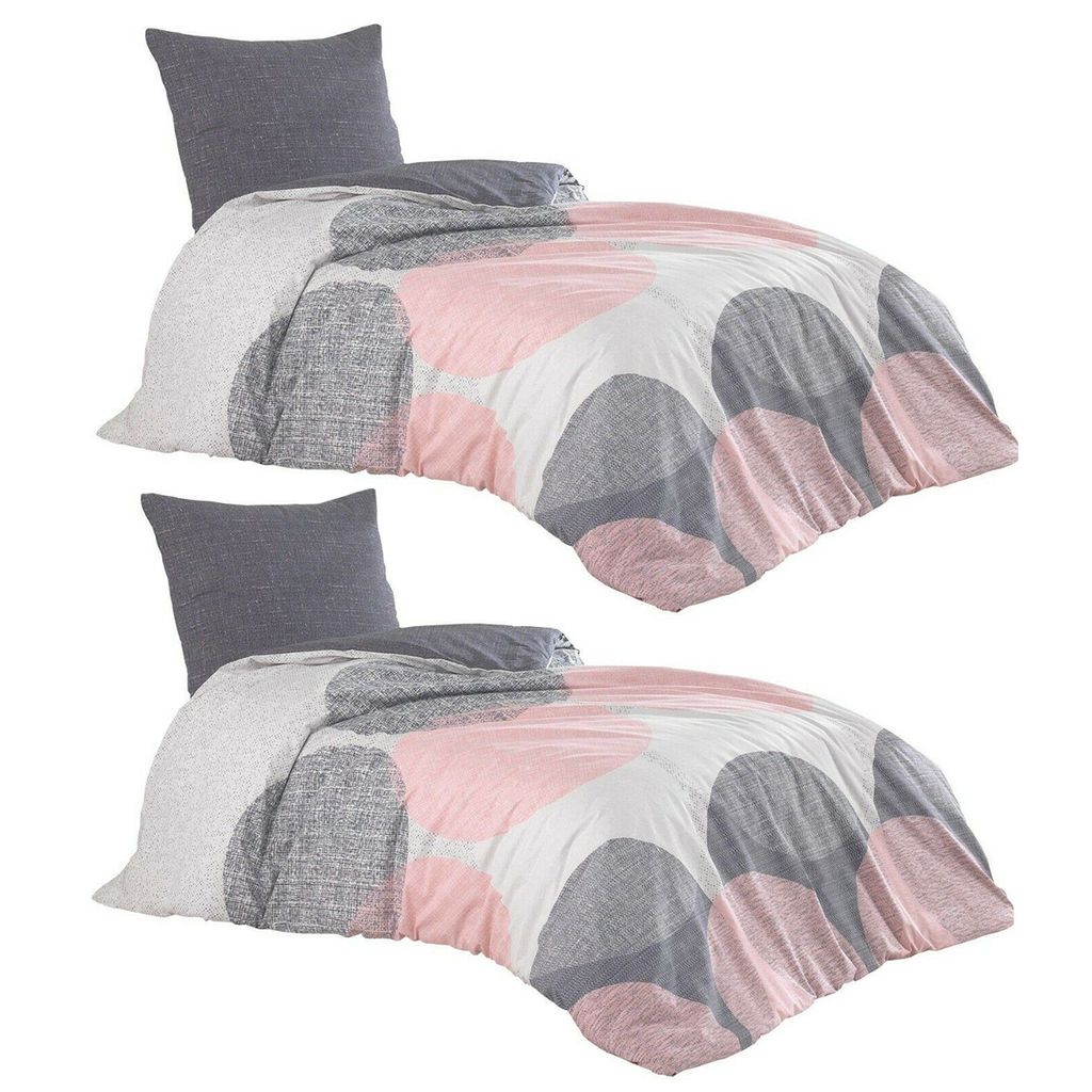 Bettwäsche 100% Baumwolle Renforce Bettbezug Deckenbezug Garnitur Set 5 Größen 