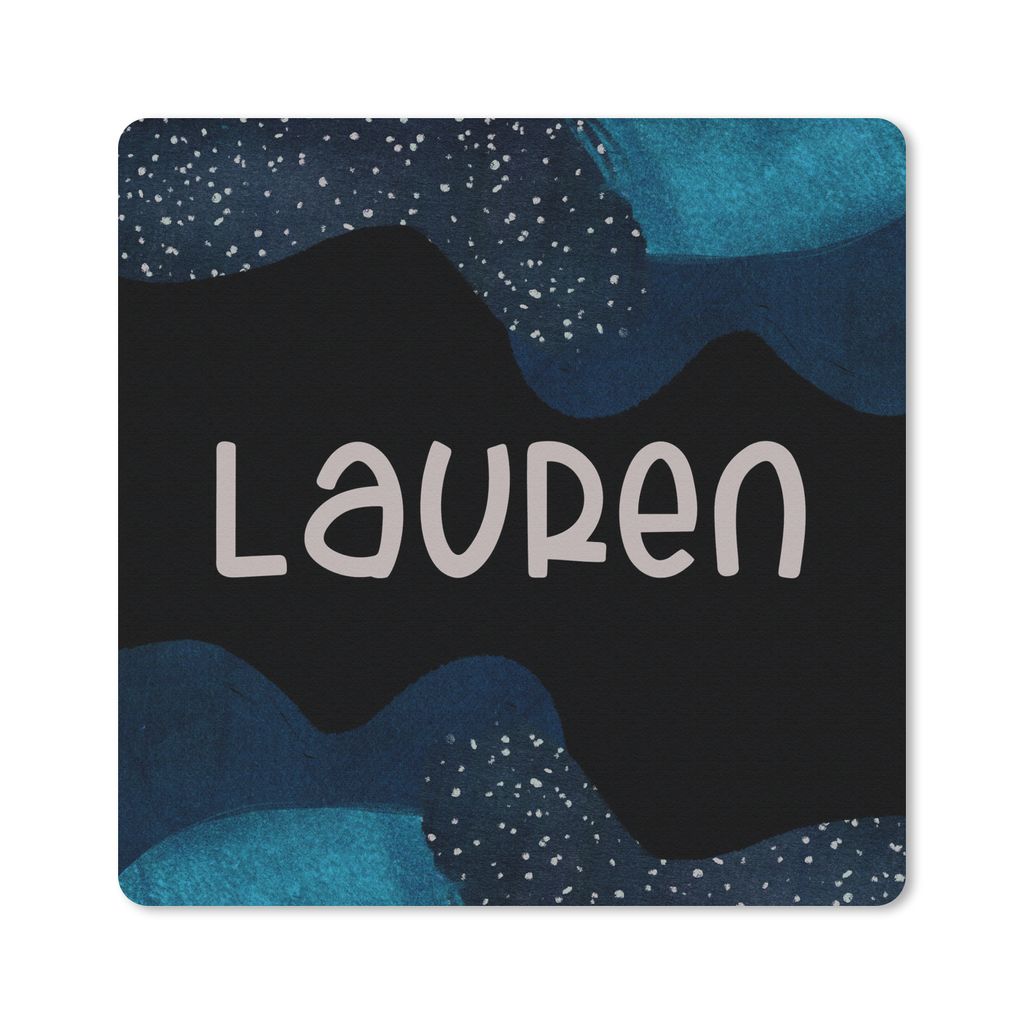 MuchoWow Mauspad Mousepad Lauren - Pastell - Mädchen 30x30 cm - Mousepads - Maus Mat - Pad - Mausunterlage - Gaming