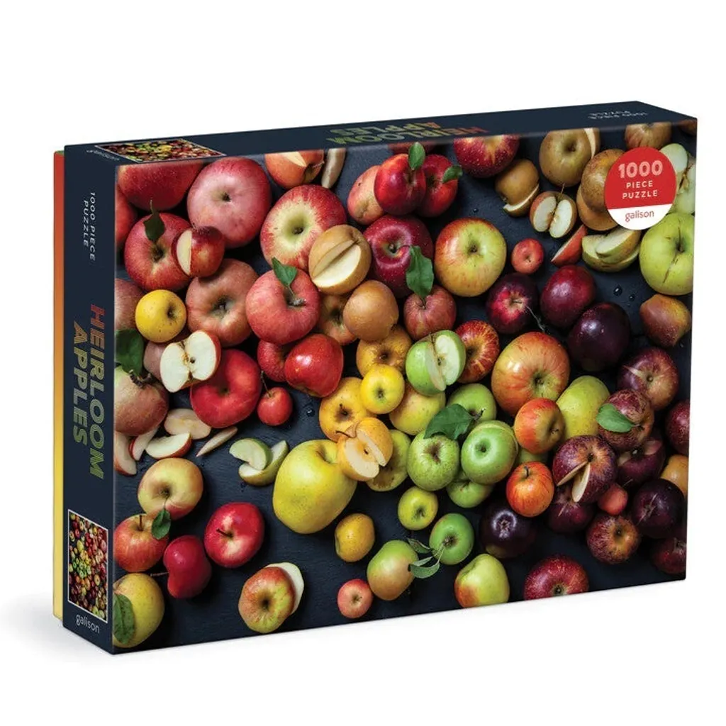 Puzzle 1000 pièces Variétés de pommes - Activité détente pour adultes