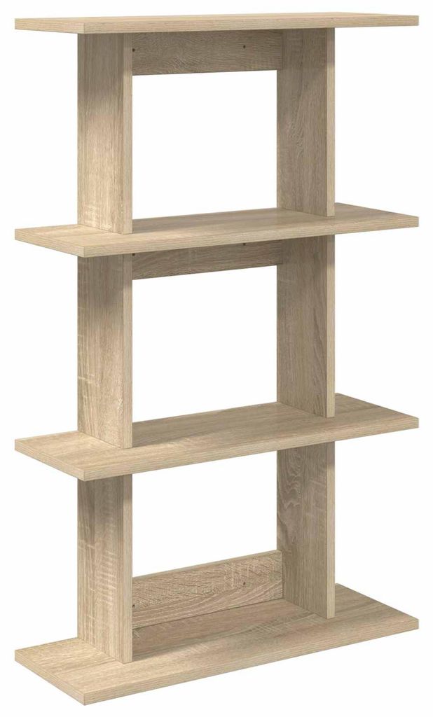 vidaXL Wandregal Wandhalterung Braun 56 x 20 x 90 cm Holzwerkstoff