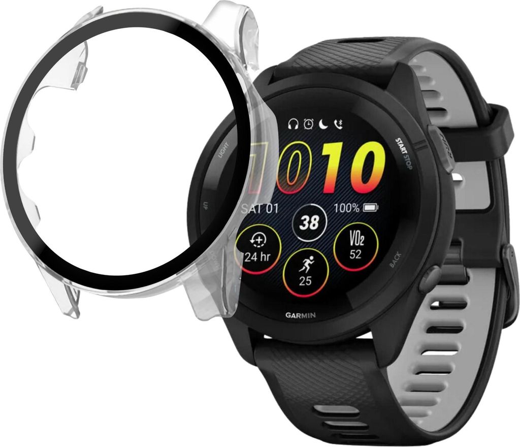 Puzdro pre Garmin Forerunner 265 / 265 Music - Priehľadný Obrázok produktu 