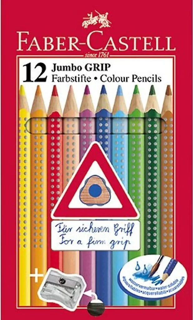 Design Ergonomico Faber-Castell Jumbo Grip 12 Pezzi | Comfort Totale - 27