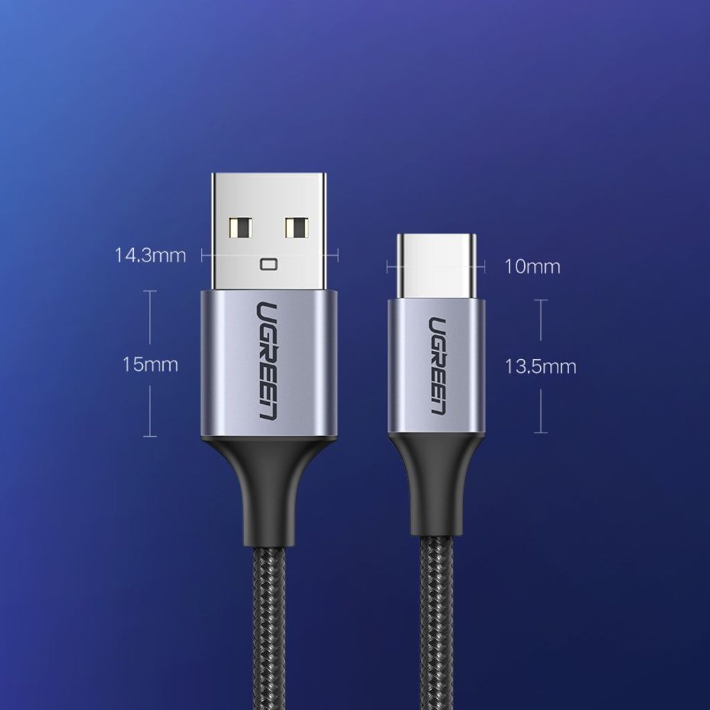 UGREEN USB-C To USB-A Cable Black 1M Produktbild 11