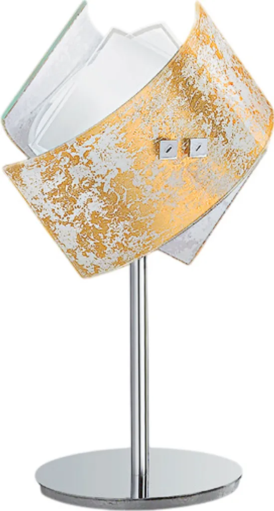Sublimez votre Déco Sombre avec la Lampe Camilla Dorée en Verre E14