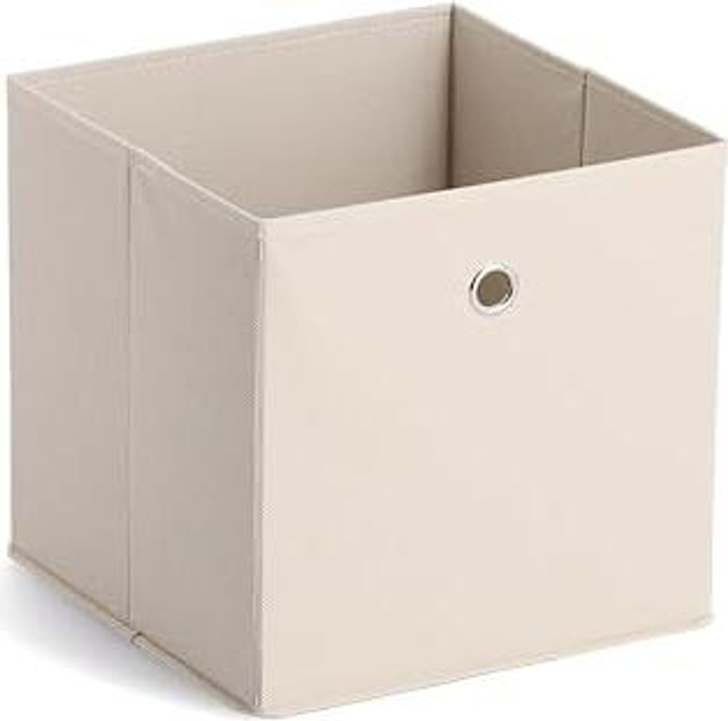 Zeller 14131 Aufbewahrungsbox, Vlies, L 28 x B 28 x H 28 cm, beige
