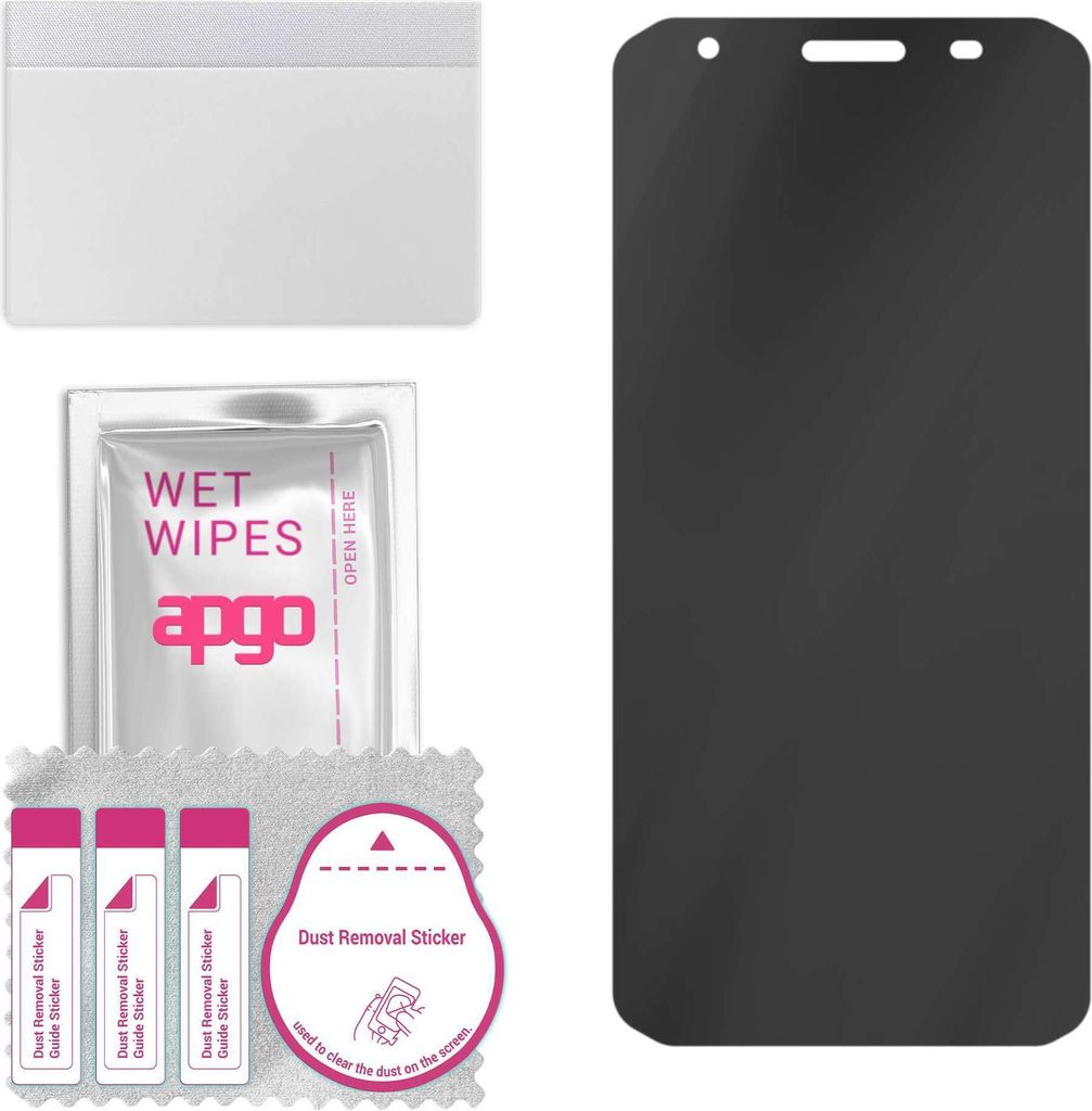 apgo Hybrid Privacy Schutzglas, Matt, kompatibel mit Doogee S41 Max, Anti-Spy, toller Ersatz für Hartglas, kratzfester Displayschutzglas, Displays...