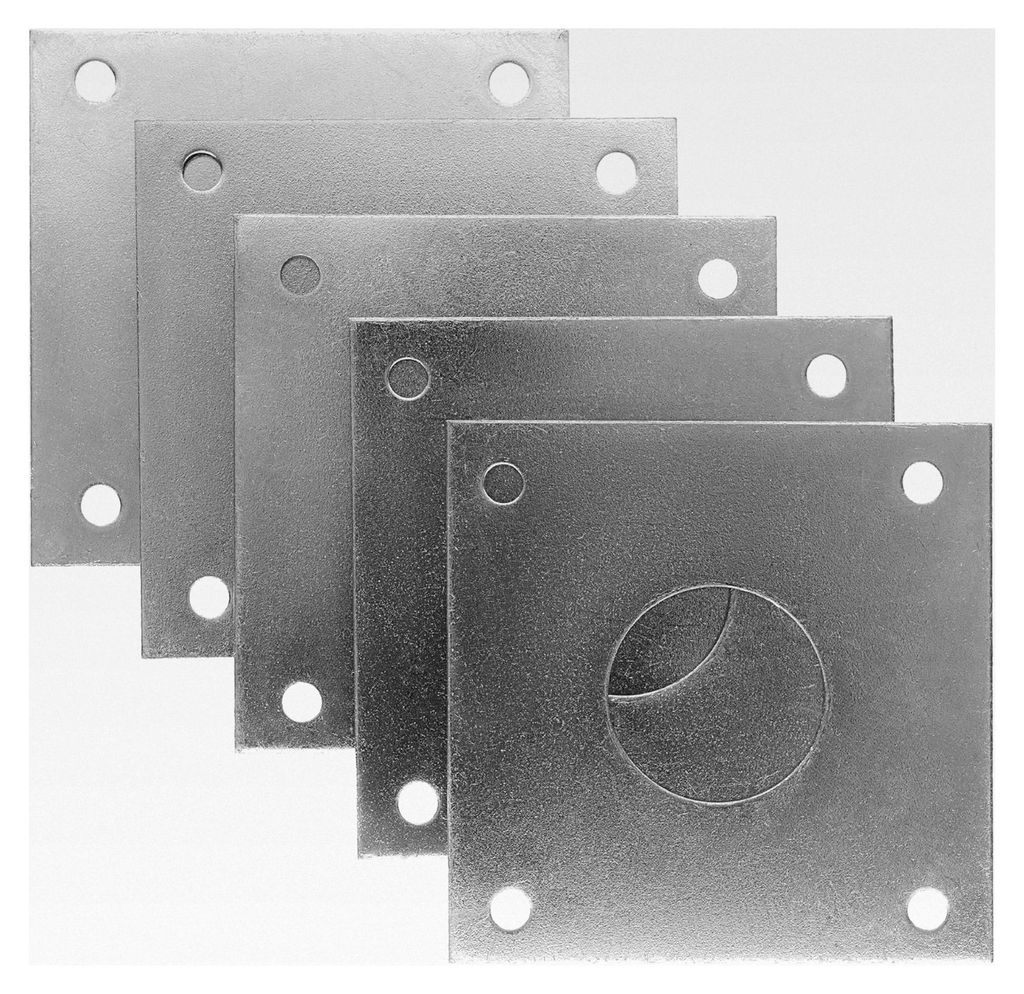 Spechtschutz für Nistkasten 32 mm, 5 Stück, Fluglochschutz aus verzinktem Metall