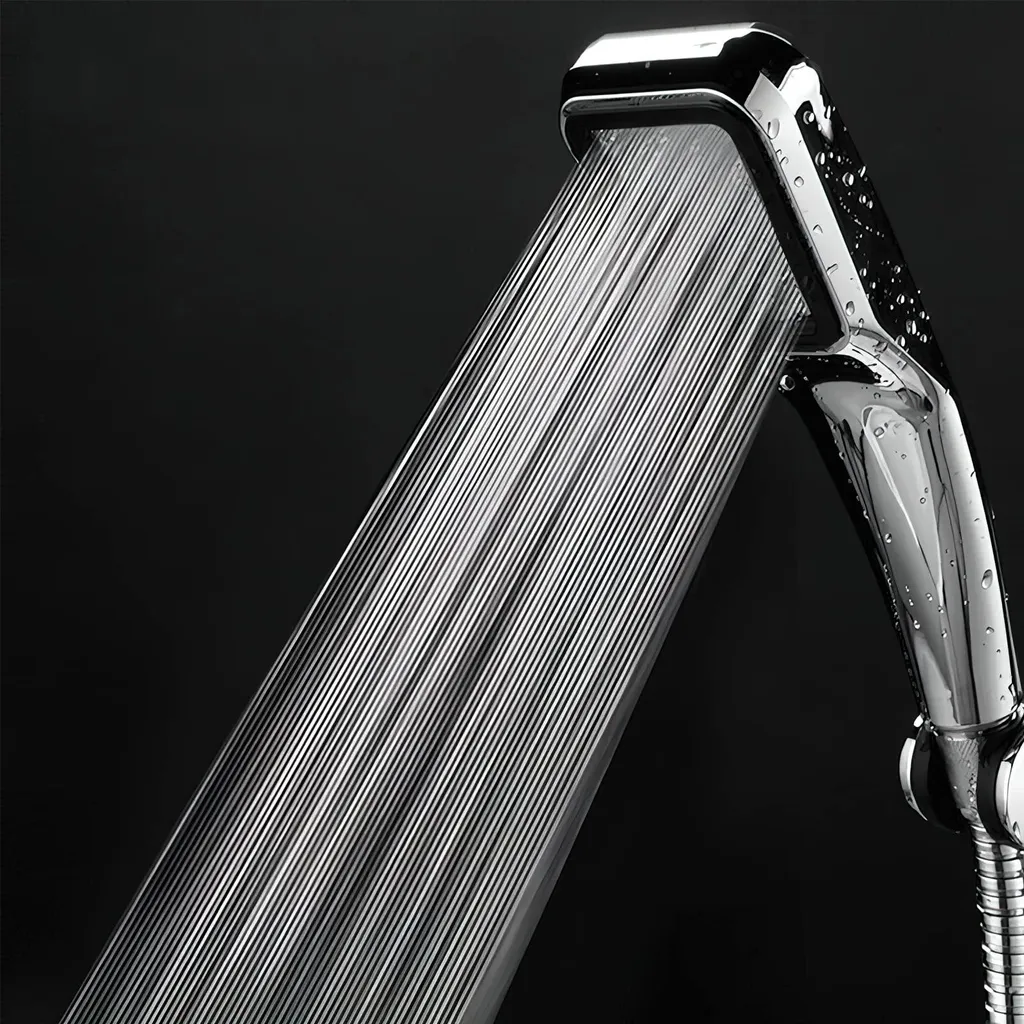 Pommeau de douche anti-calcaire haute pression : stop au tartre et résidus