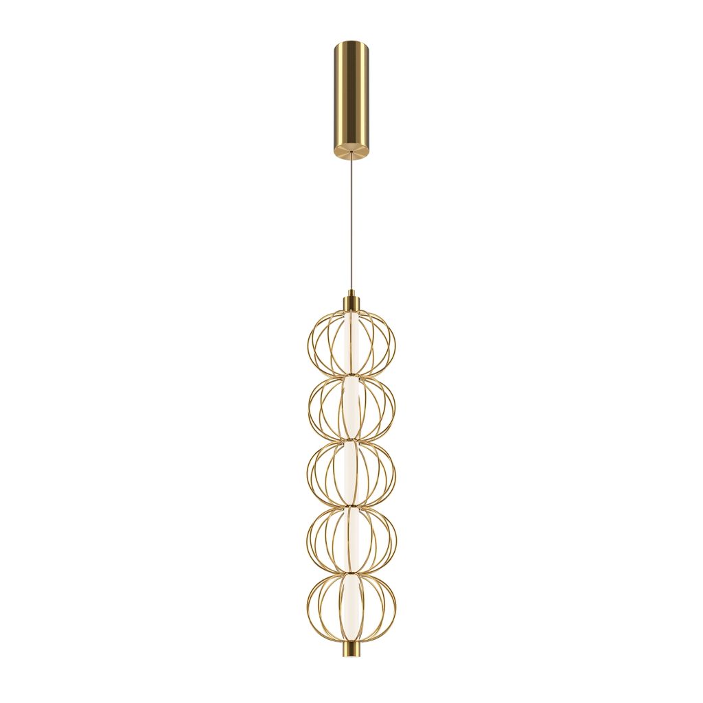 Moderne Pendelleuchte Curve aus Silikon Farbe Weiß und Aluminium 31W für Küche, Schlafzimmer, Wohnzimmer, Esszimmer, Lobby