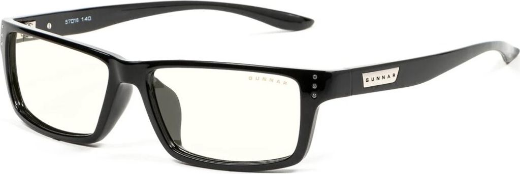 Gunnar Optiks Riot, Uni , Prostokąt, Klasyka, Czarny, Zdjęcie produktu 