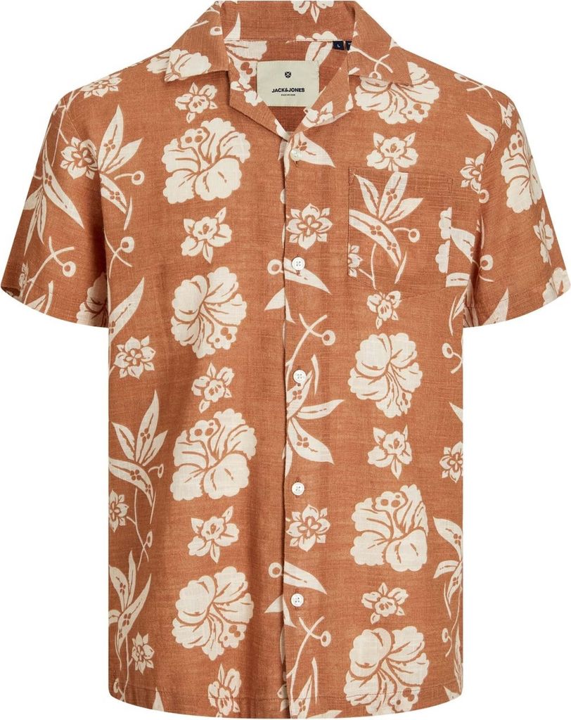 Jack&Jones Shirt 12254951-SUNBURN in Orange color size small