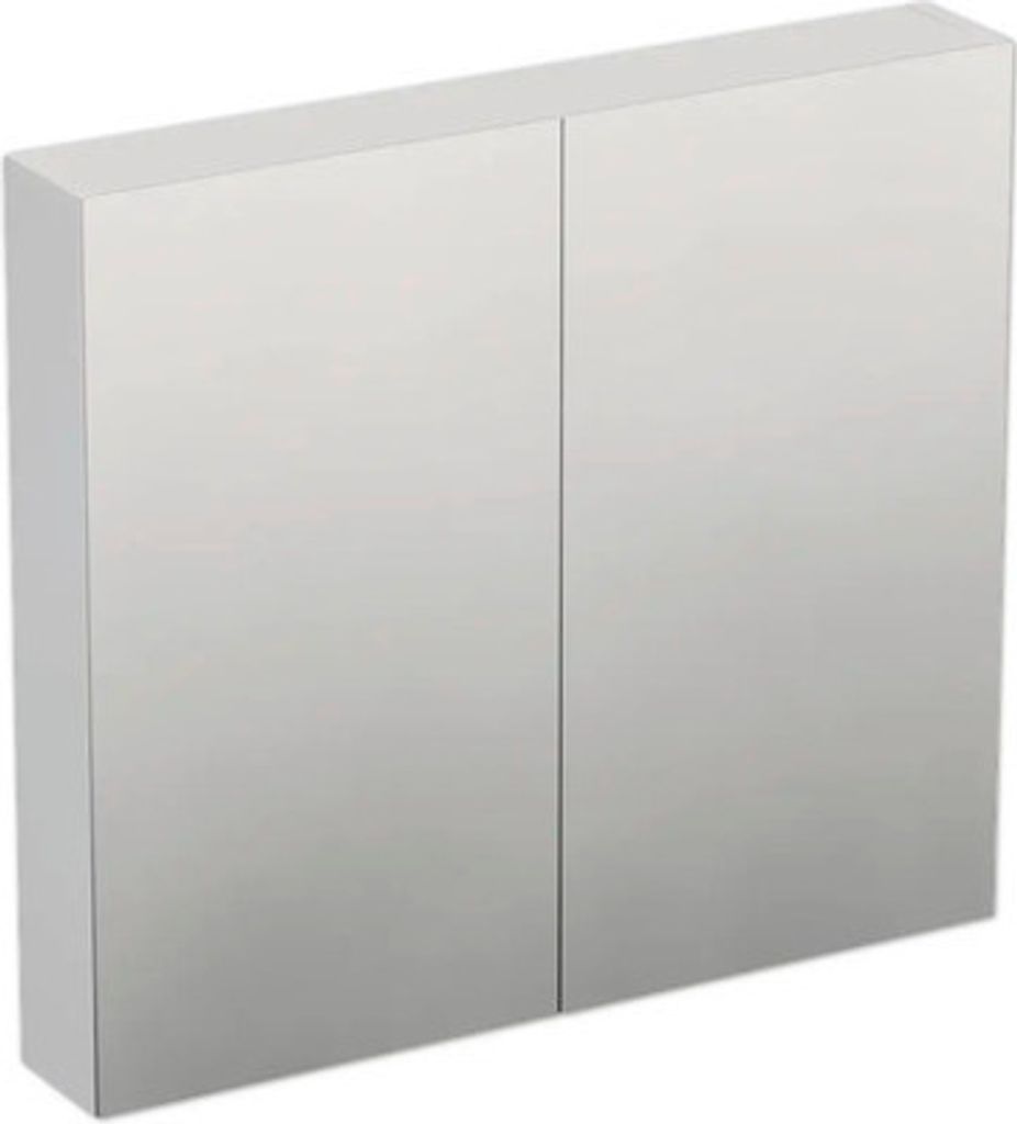 Jungborn Spiegelschrank TRENTA 80 x 14,4 x 72 cm weiß matt 2-türig IP 44