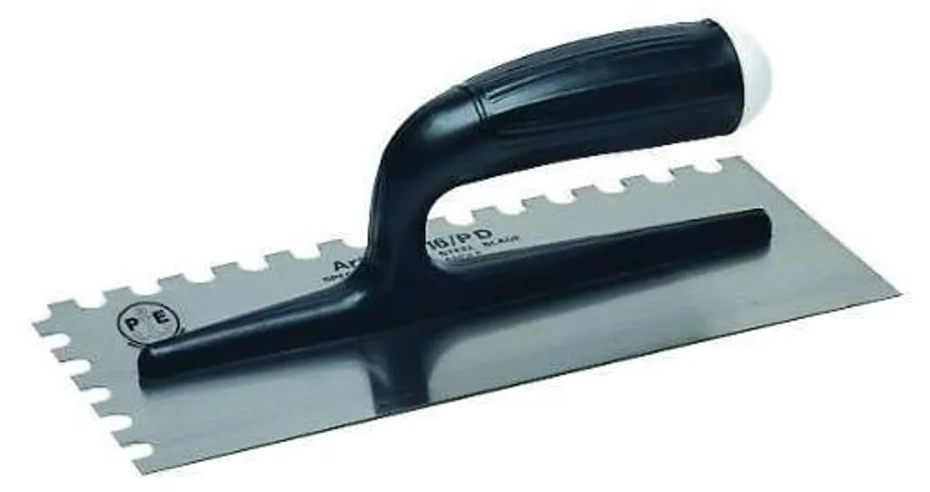Peigne à colle professionnel PAVAN 28x12 cm denture 5x7 mm droite
