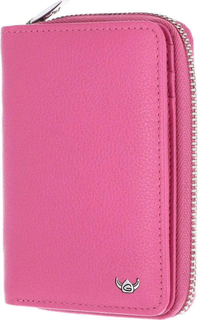 Portafoglio Pelle Golden Head Madrid 3317 Fuchsia - Idea Regalo RFID