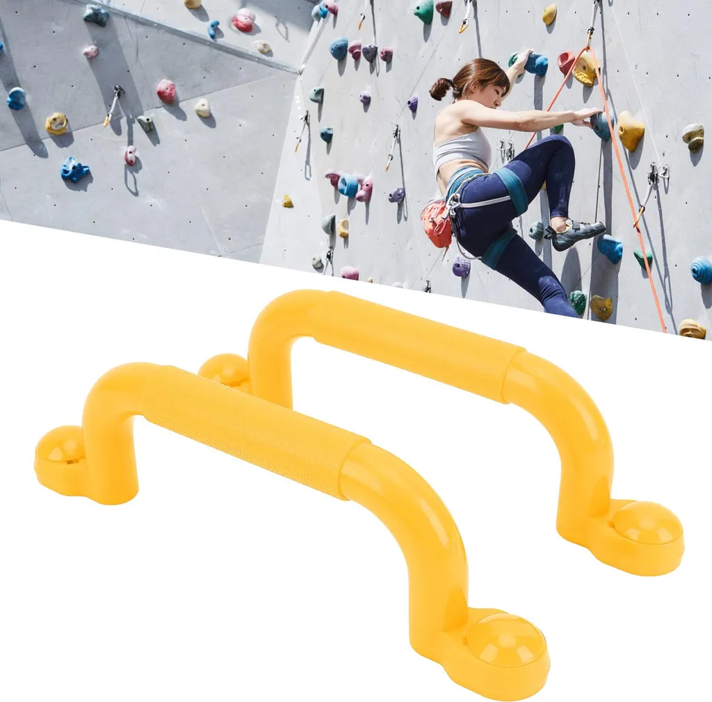 Maniglie Per Arrampicata Per Bambini – 2 Prese In Plastica PP Con Viti – Per Pareti, Case Sull'Albero E Giochi Esterni