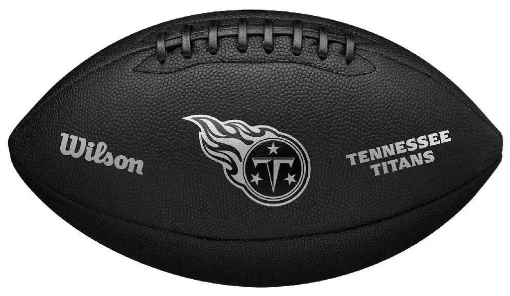 Wilson NFL Metallic Premiere Tennessee Titans Ballon Foot US Noir Taille Unique