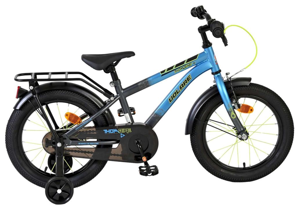 Volare Thombike Kinderfahrrad - Jungen - 16 Zoll - Blaugrau Produktbild 