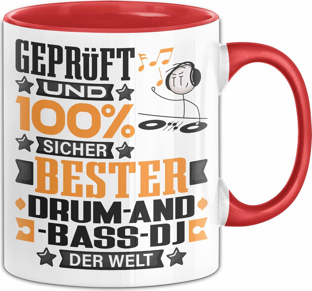 Drum-and-Bass-DJ Geschenk Lustiger Spruch für Produktbild 