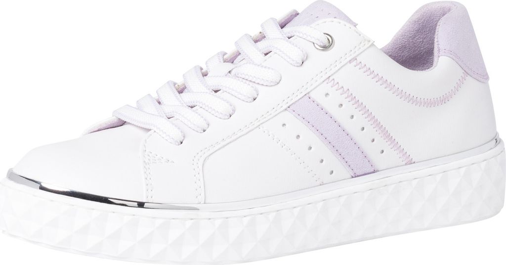 MARCO TOZZI Damen Sneaker Low Art: 2-2-23700-28 in white comb (weiß) - Größe:37