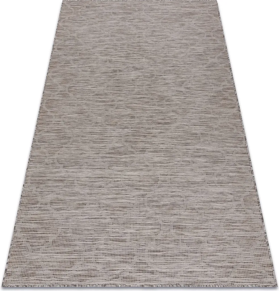 Tapis Sisal PATIO 3069 à motif Grille marocaine beige 117x170 cm