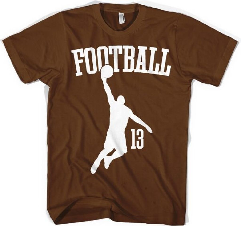 Footbasket T-Shirt - XX-Large - Brown