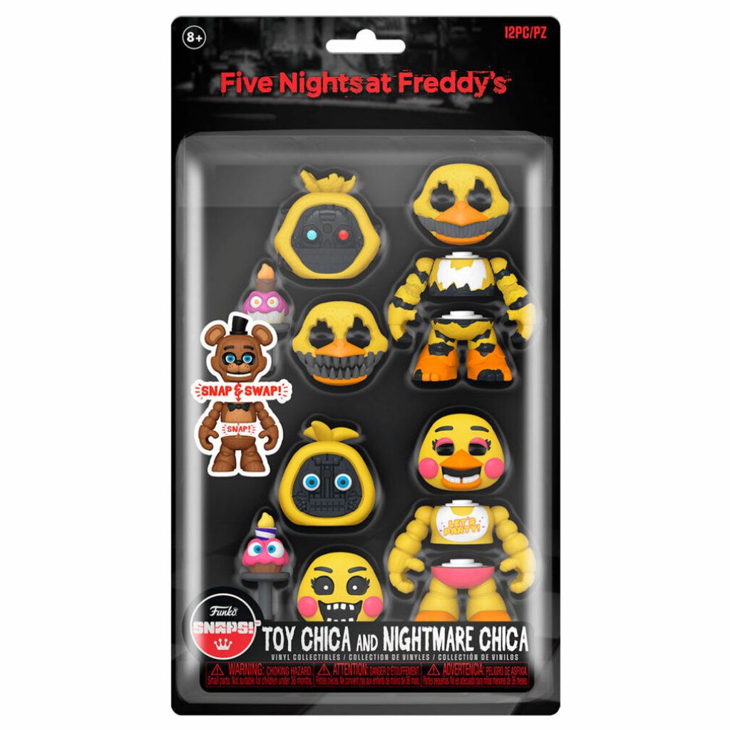 Funko Snaps! FNAF Spielzeug Chica und Nightmare 10cm 2pa Produktbild 