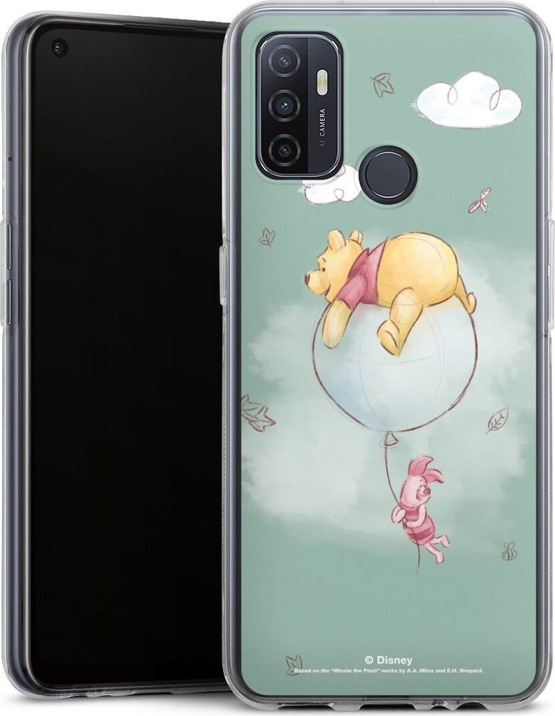 DeinDesign Handyhülle für Oppo A53 Silikon Hülle Case Smartphone Schutzhülle Bär Disney Winnie Puuh
