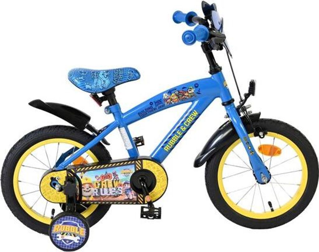 Rubble & Crew - Kinderfahrrad - Jungen - 14 Zoll - Blau Produktbild 