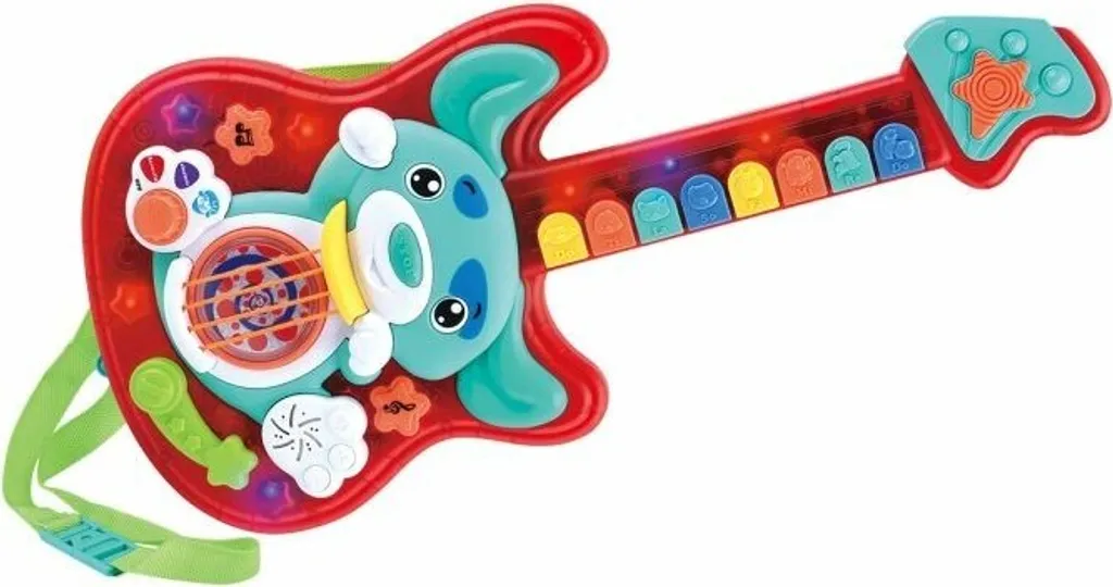 Guitare électrique pour enfant avec jeux de lumière - Modèle AV 1364