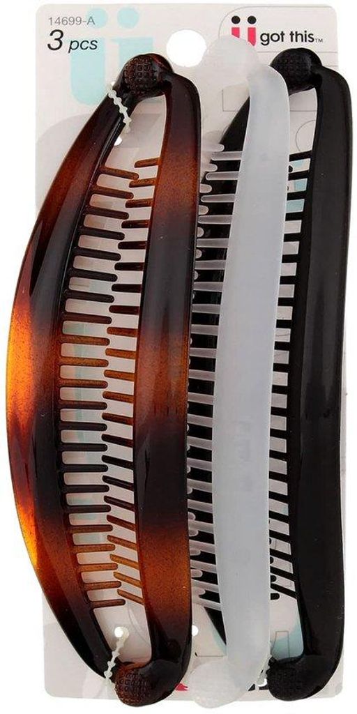 12 Haarklammern, schwarze Anti-Rutsch-Haarklemmen für dicke Produktbild 