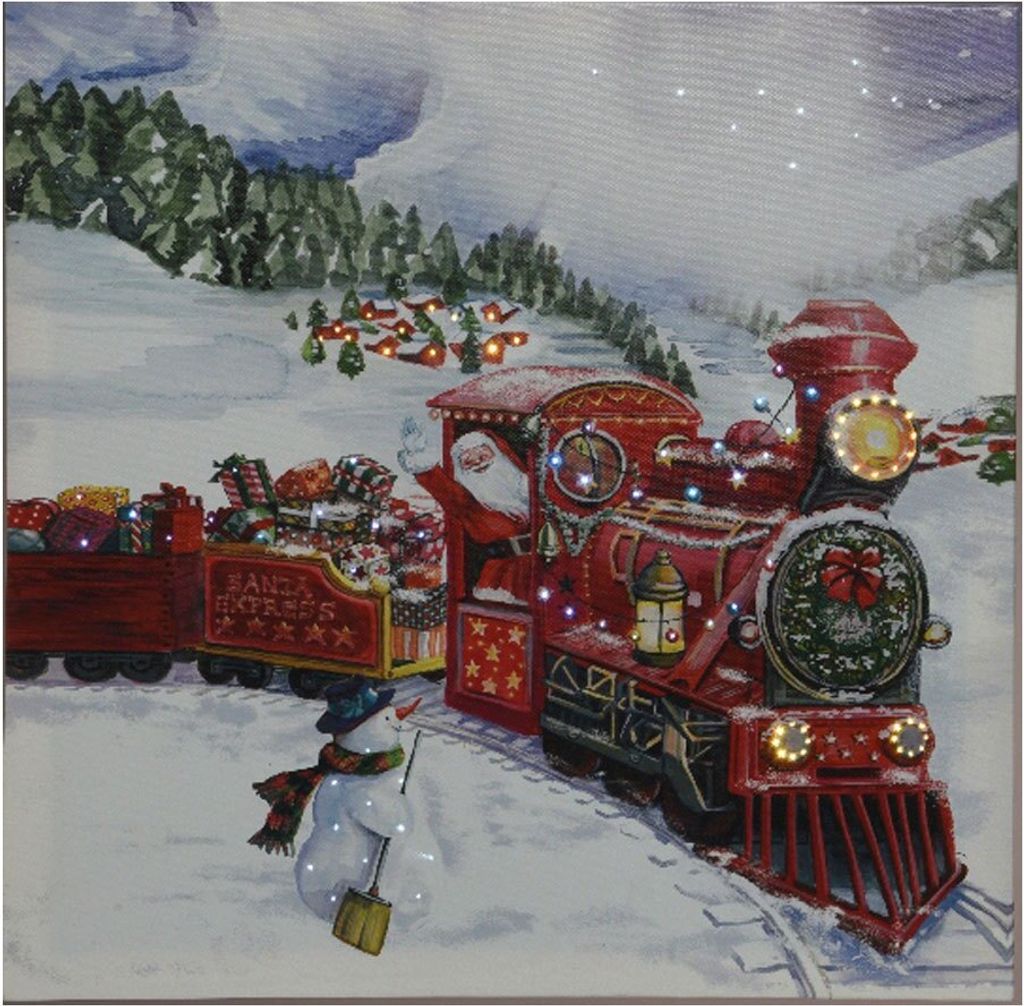 LED-decoratiepaneel voor Kerstmis, 38 x 38 cm Productafbeelding 