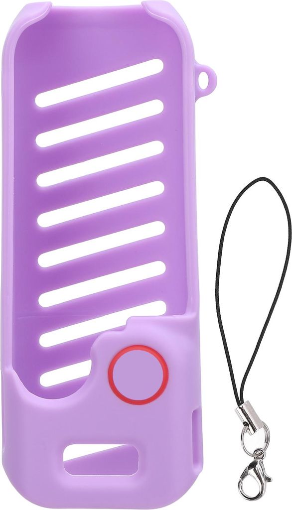 Schutzhülle für Pocket 3, TPU, stoßfest, rutschfest, für Hand-Action-Kamera, mit Handschlaufe, Lila