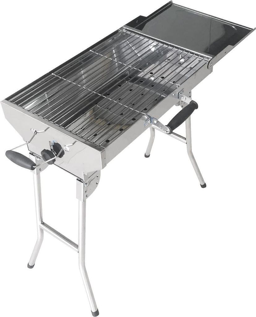 Edelstahl Koffergrill Aladdin Portabler Mangal BBQ Grill Produktbild 1