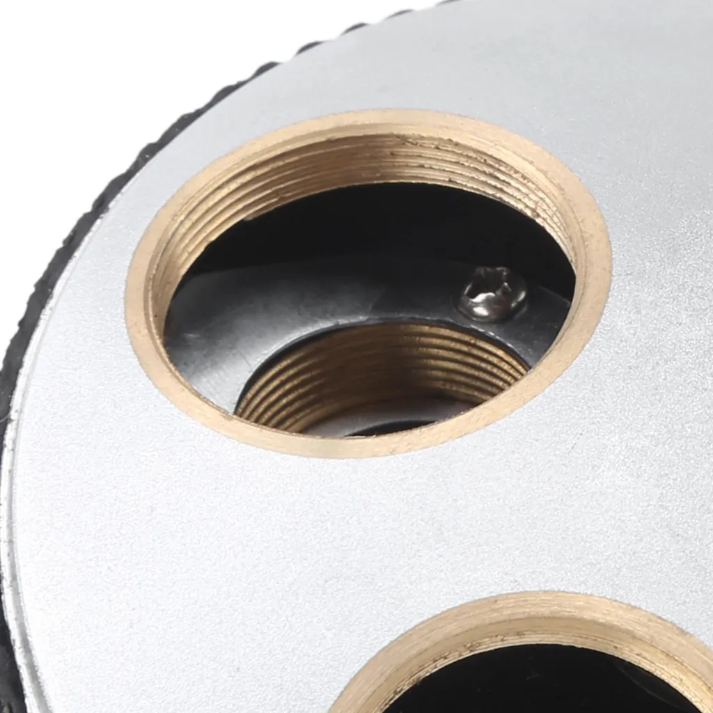 Adaptateur de tourelle pour objectifs de microscope 4 trous type RMS - 5