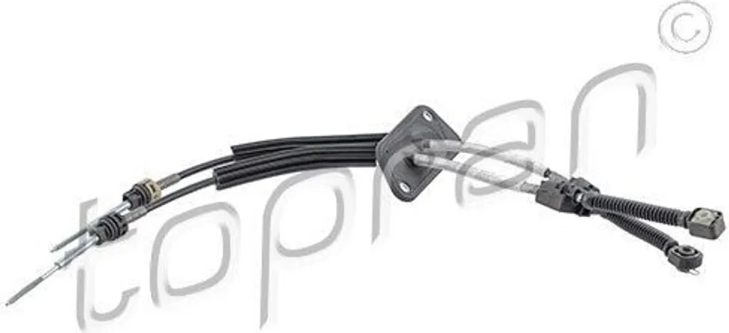 Câble de boîte de vitesses TOPRAN 118 701 pour Transporter T5 VAG