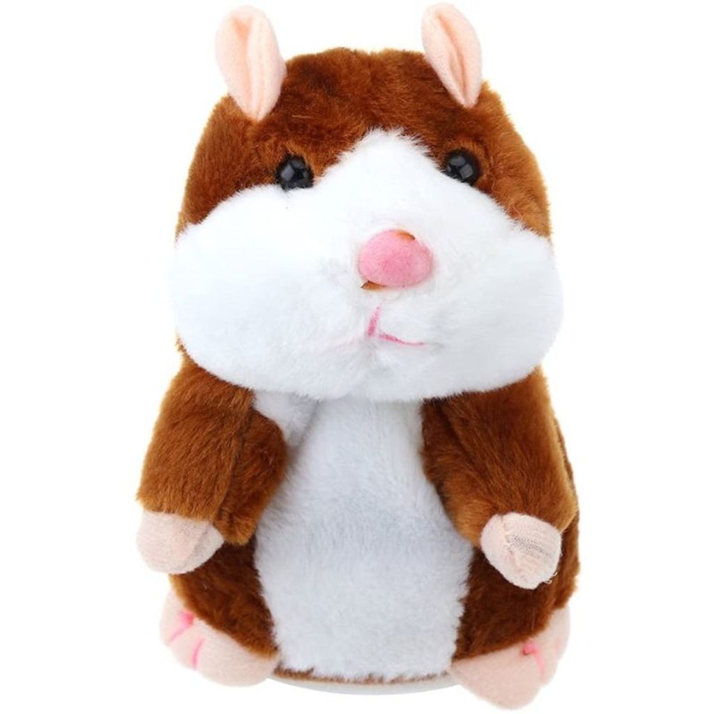 Sprechende Hamster Kuscheltier Plüschtier Spielzeug Talking Toy Maus Rap Toy 