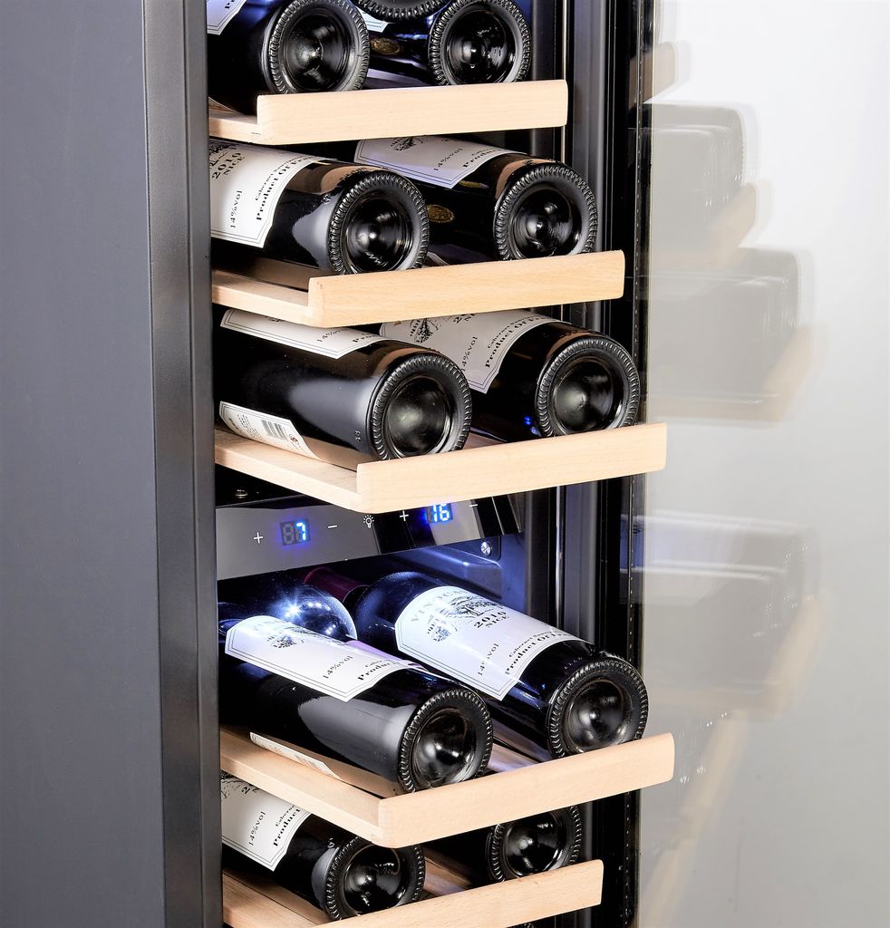 Kalamera Weinkühlschrank 2 Zonen, 19 Flaschen, 65 Liter, Produktbild 9