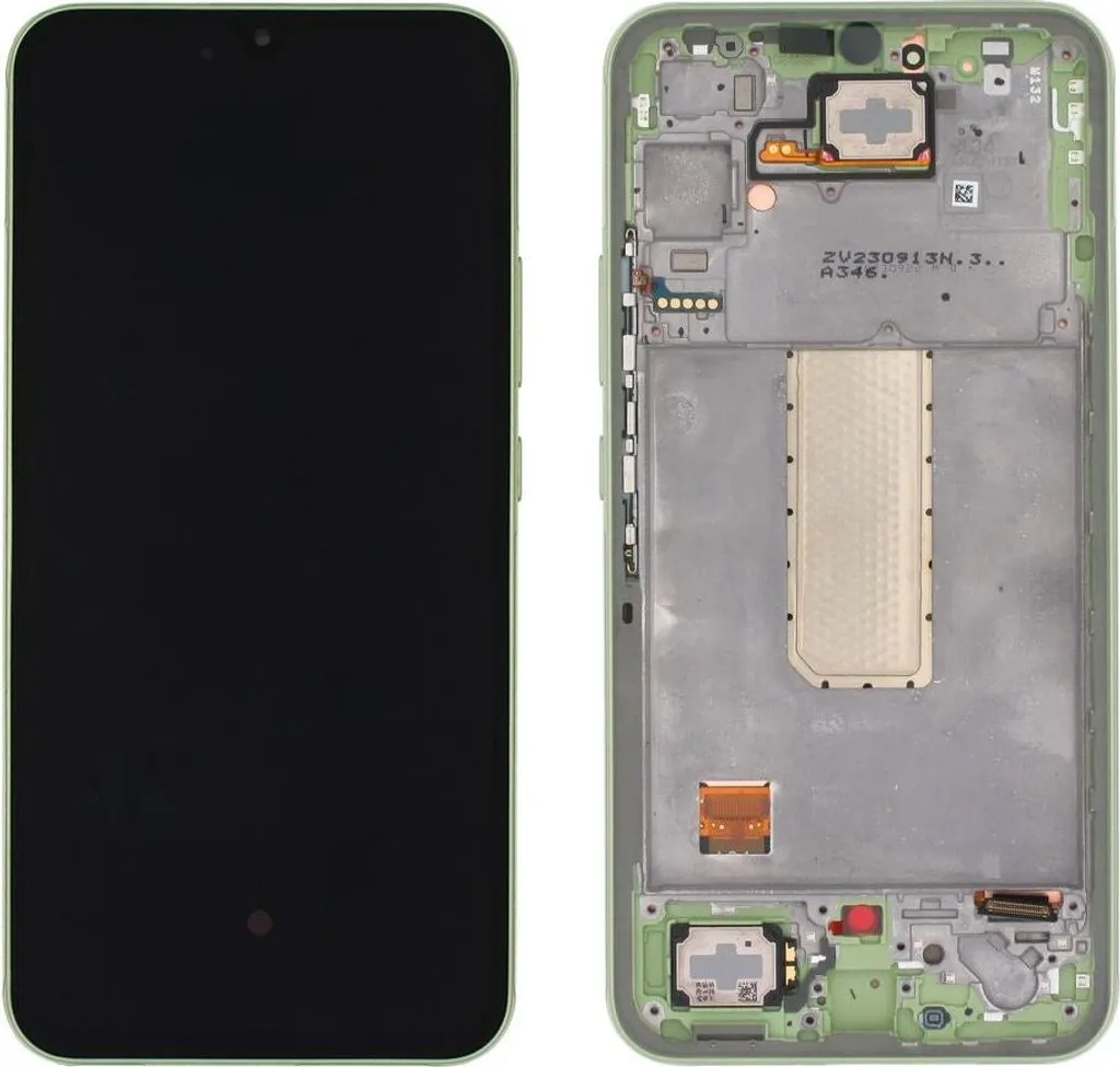 Écran LCD Vert pour Samsung Galaxy A34 5G - Bloc Complet de Remplacement