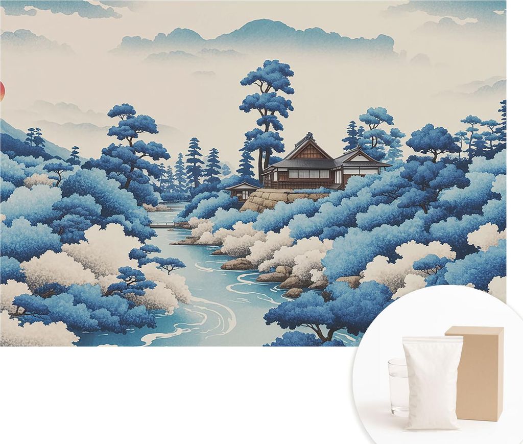 Fototapete - Wandbilder für Wohnzimmer - 152x104 cm - Dekorative Wandfolie - Modernes Design für Wanddekoration - Tapeten für Innenräume - Frie...