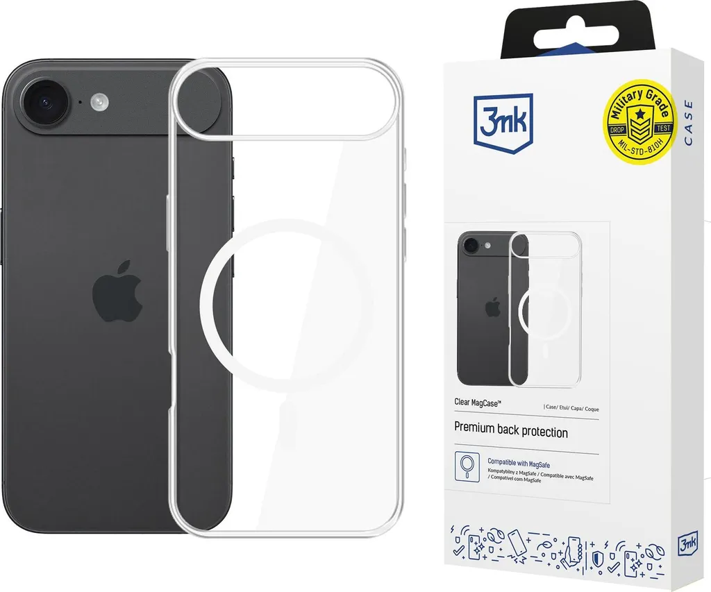 Offerta Custodia 3Mk Clear Magcase iPhone 17 Air - Prezzo Top