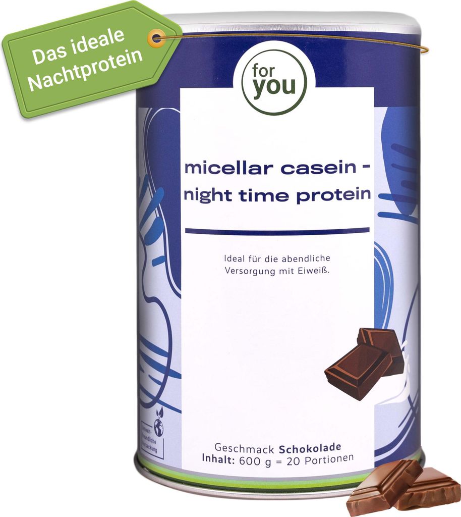 for you micellar casein - night time protein - Schokolade