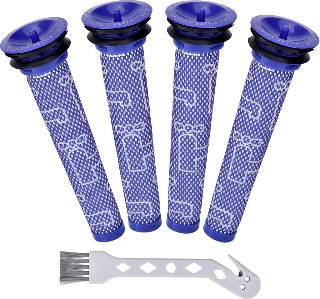 4 Stück Ersatzteile Filter für  V6 V7 V8, Waschbar Produktbild 