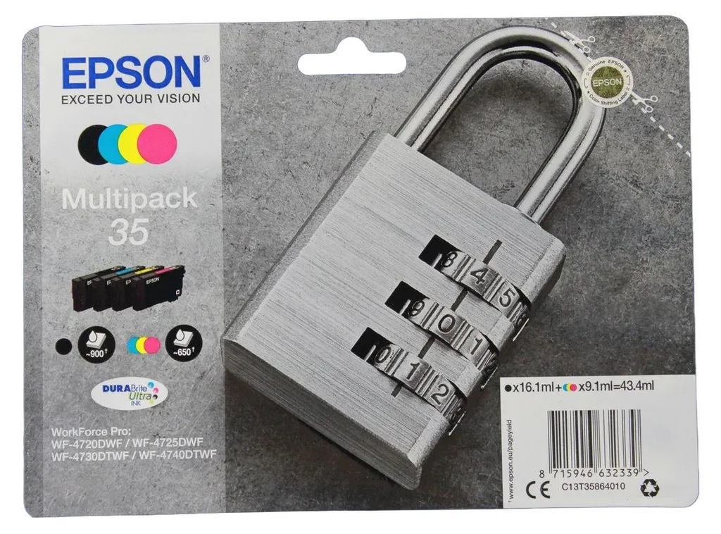Multipack Epson 35 Idéal pour l'Impression de Documents et Photos