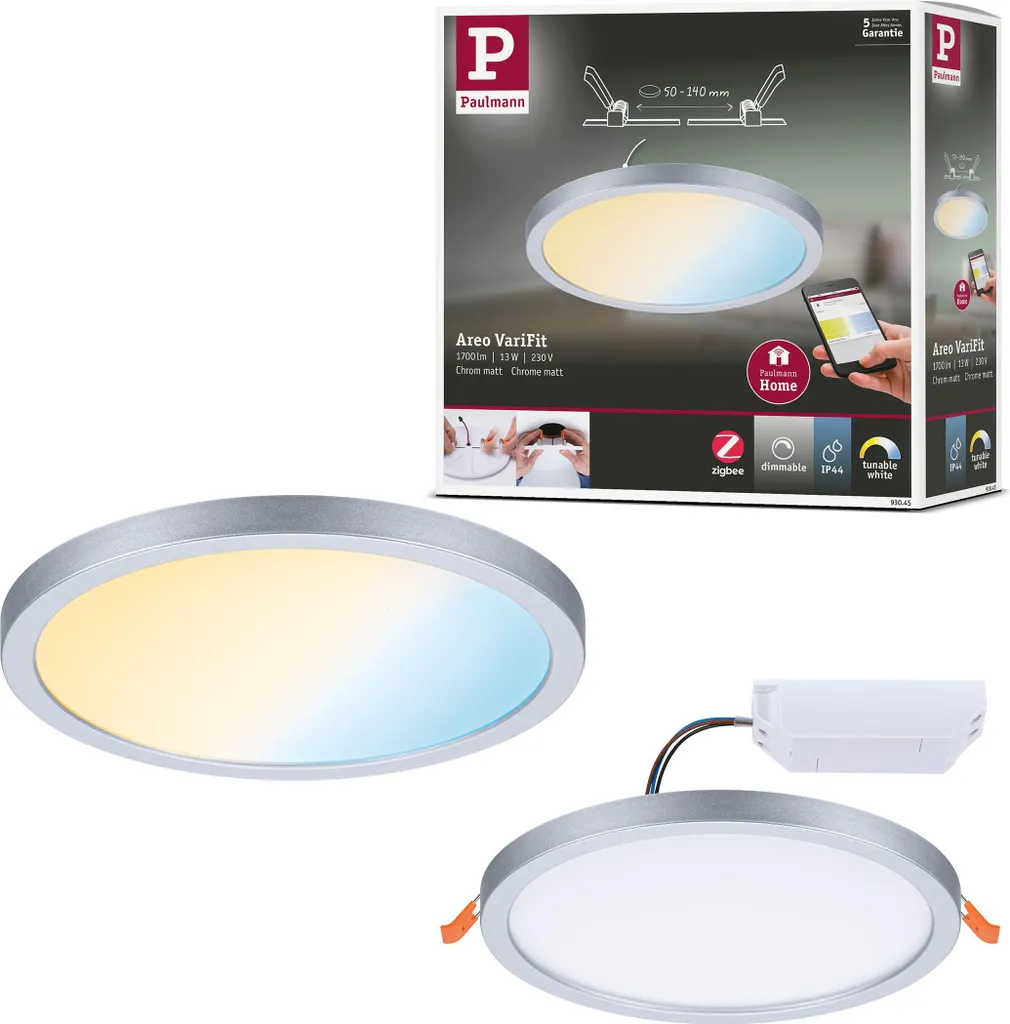 Paulmann Areo VariFit Zigbee LED - Il Pannello Incasso Intelligente